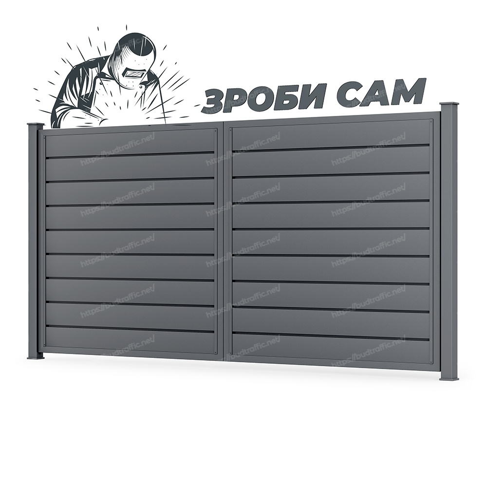 ворота розпашні ціна