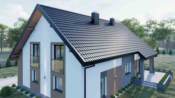 Модульна металочерепиця Sapphire Словаччина 0.45мм