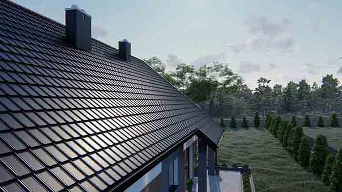 Модульна металочерепиця Sapphire Словаччина 0.45мм