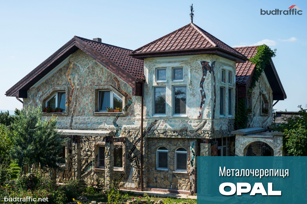 Металочерепиця OPAL Корея дах Металочерепиця OPAL Корея дах