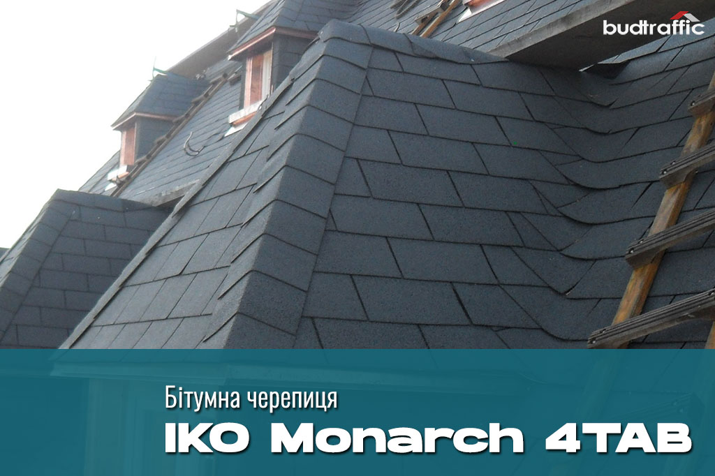 Бітумна черепиця IKO Monarch 4TAB Бітумна черепиця IKO Monarch 4TAB