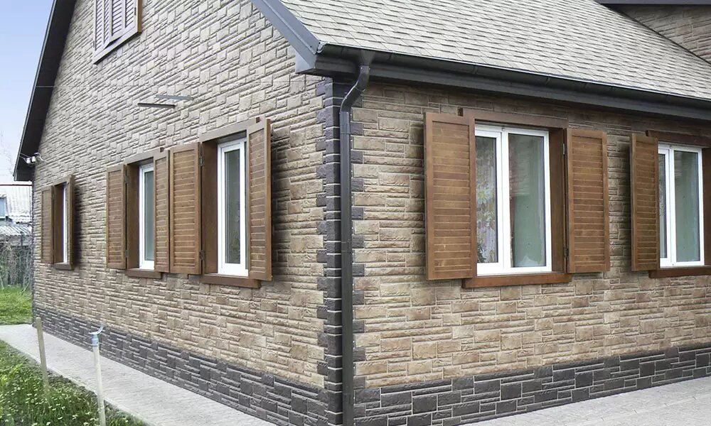 Фасадні панелі під камінь