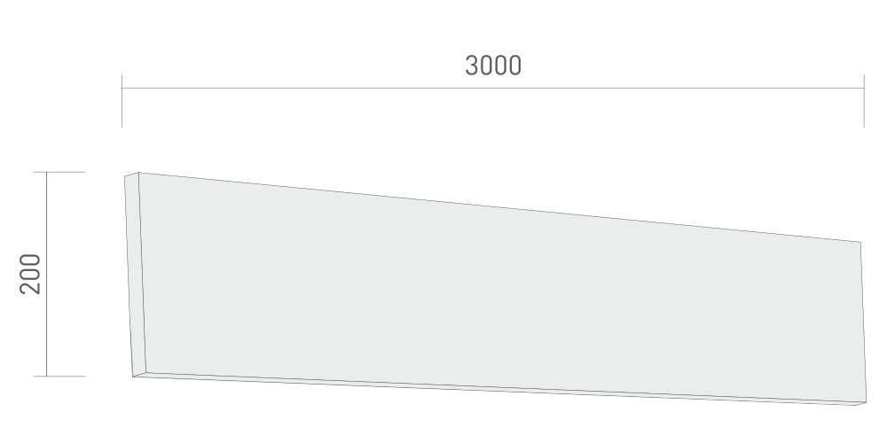 Дошка Hekim 200х3000мм (без текстури)