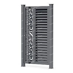 Хвіртка Жалюзі з декоративною вставкою Хвіртка Жалюзі з декоративною вставкою