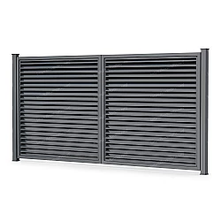 Розпашні ворота Жалюзі Розпашні ворота Жалюзі