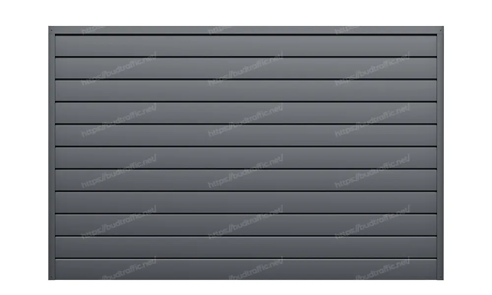 Розпашні ворота з хвірткою всередині Жалюзі Розпашні ворота з хвірткою всередині Жалюзі