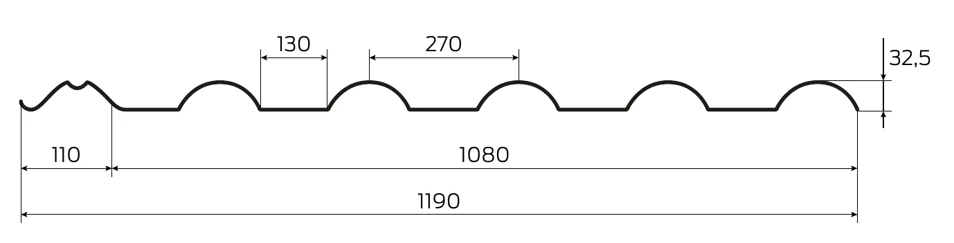 Технічна інформація Металочерепиця OPAL Корея Технічна інформація Металочерепиця OPAL Корея