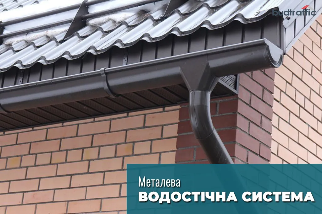 водостічні системи металеві