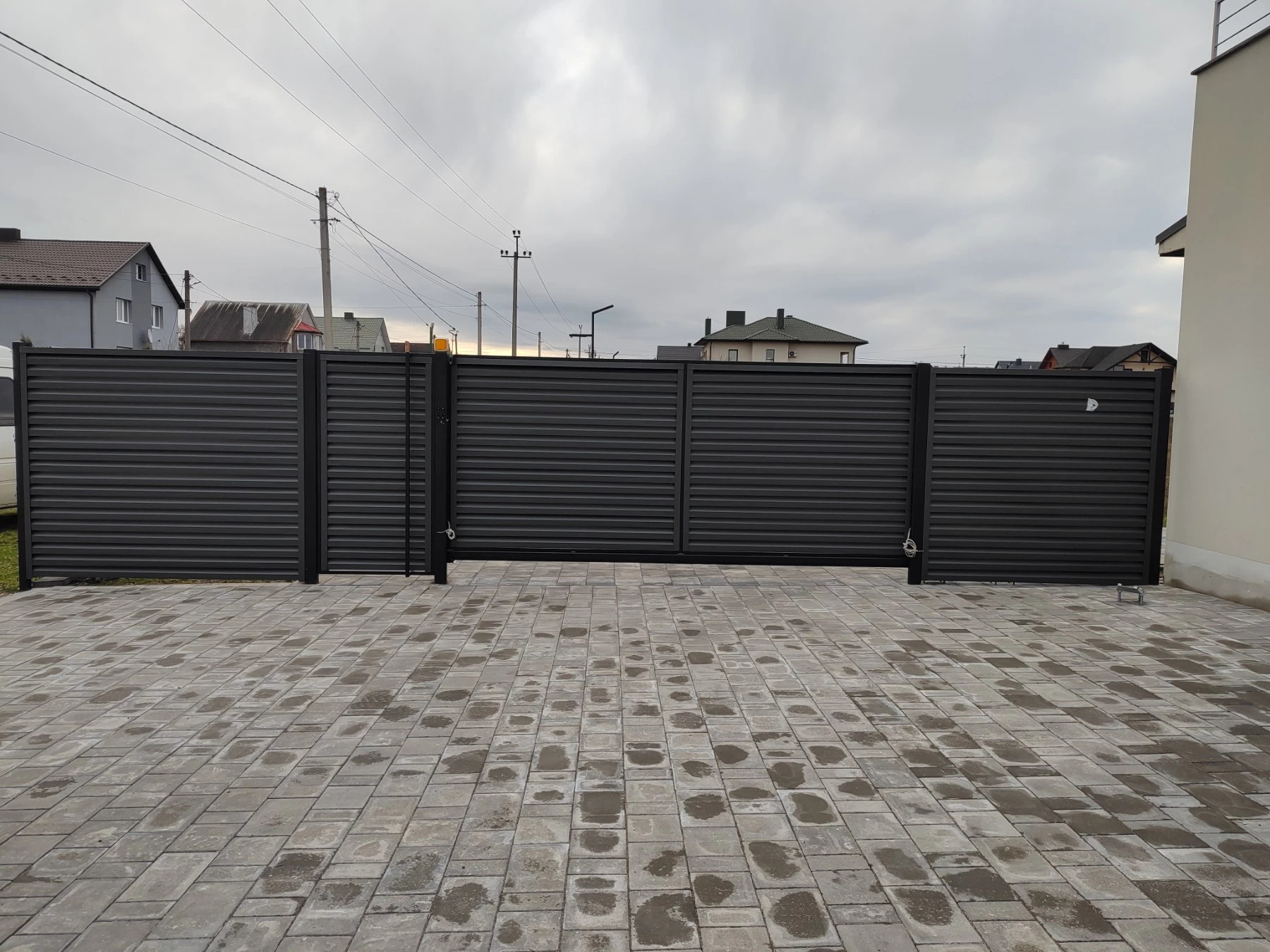 виїзні ворота відкатні ціна