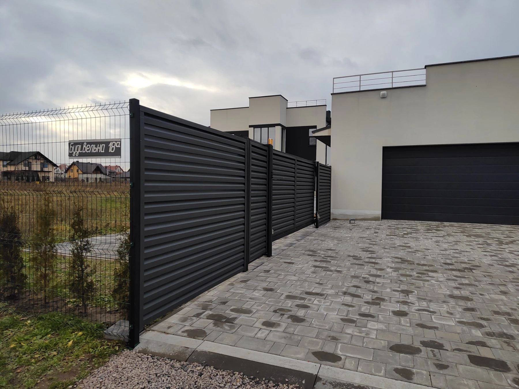 відкатні ворота ціна за метр