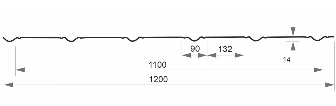Профнастил Gamma Італія Профнастил Gamma Італія